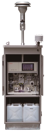 大気エアロゾル化学成分連続自動分析装置